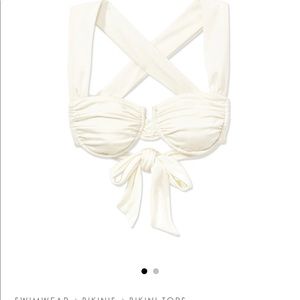 White Inamorata bikini set sold out in all sizes online